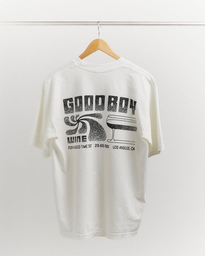 Good Boy Swirl T in Off-White