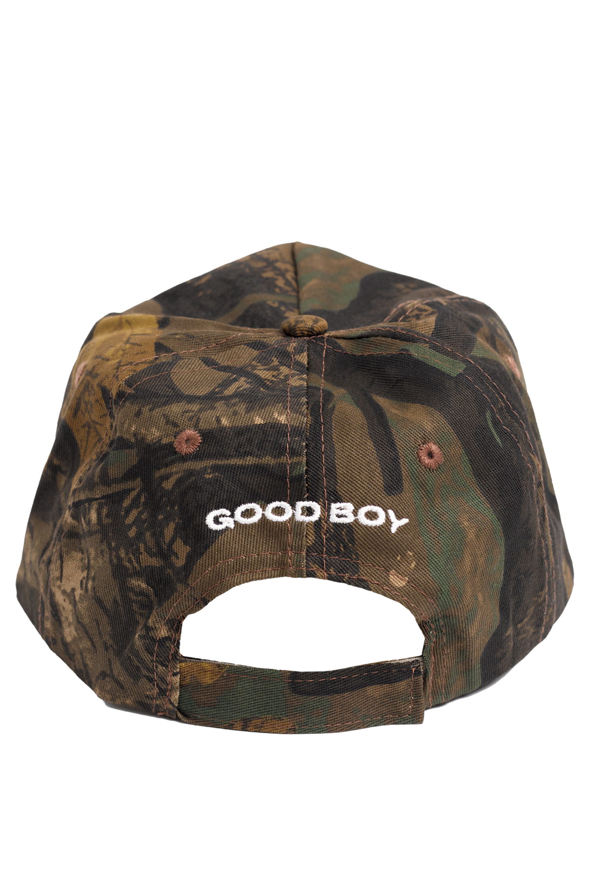 Good Boy 5-Panel Swirl Hat in Camo 🌳